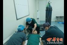 咸陽一醫(yī)生連續(xù)工作19個小時 因休克血壓昏倒在手術(shù)臺