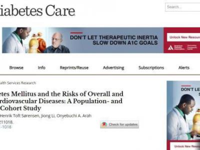 研究：妊娠糖尿病患者罹患心血管疾病風(fēng)險(xiǎn)增加40%