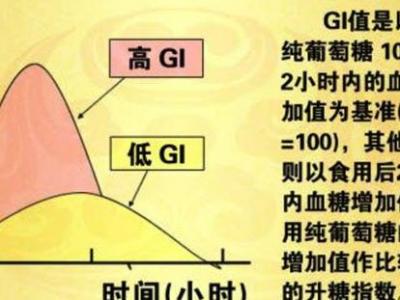 各種不同的食物的升糖指數(shù)差異值