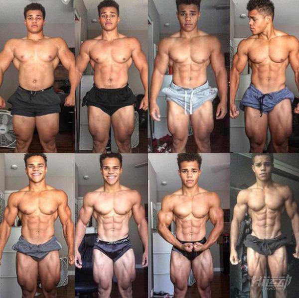 21歲小伙健身太強(qiáng)了：可以控制身體每一塊肌肉跳動(dòng)