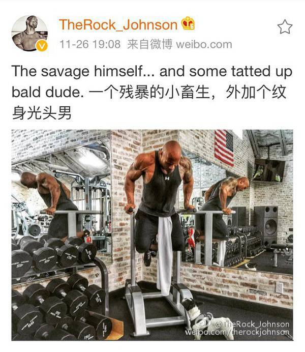 大塊頭有大智慧 巨石強森的健身歷程