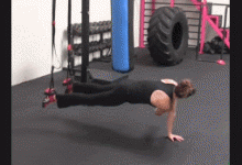 TRX動態平板撐，更高的挑戰，更好的效果。