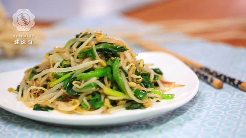 韭菜炒綠豆芽的做法-家常味炒菜譜