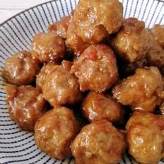 糖醋丸子的做法-酸甜味炸菜譜