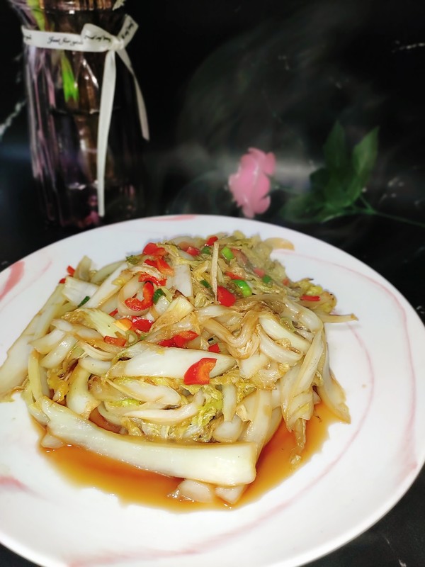 清炒娃娃菜的做法-酸辣味炒菜譜