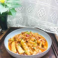 茄子這樣做，比肉還好吃，不一樣的肉沫茄子的做法-酸甜味炒菜譜