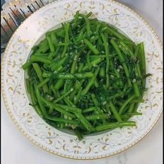 蒜蓉茼蒿的做法-咸鮮味炒菜譜