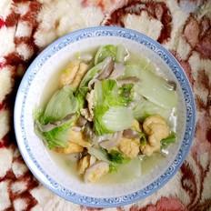 大白菜炒蘑菇的做法-家常味炒菜譜