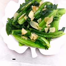 蒜炒油麥菜的做法-咸鮮味炒菜譜
