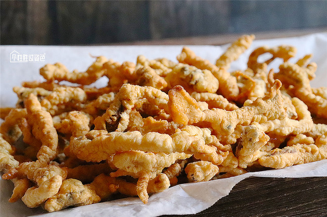 炸蘑菇的做法-家常味炸菜譜