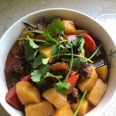 紅燒牛腩(家常版)的做法-醬香味燜菜譜