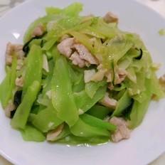 萵筍炒肉的做法-家常味炒菜譜