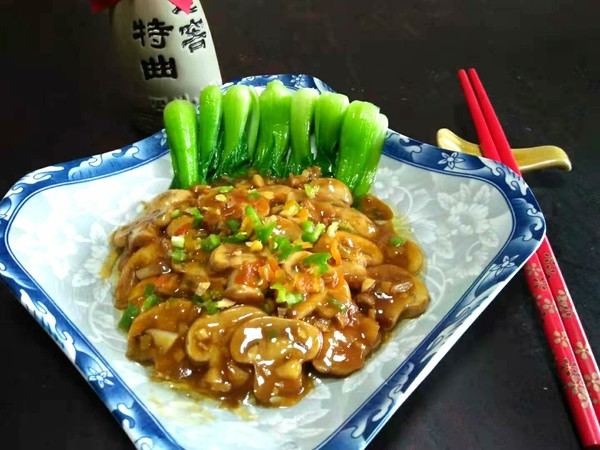 蠔油口蘑的做法-咸鮮味炒菜譜