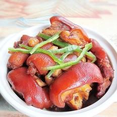 花生紅燒豬蹄的做法-家常味燒菜譜