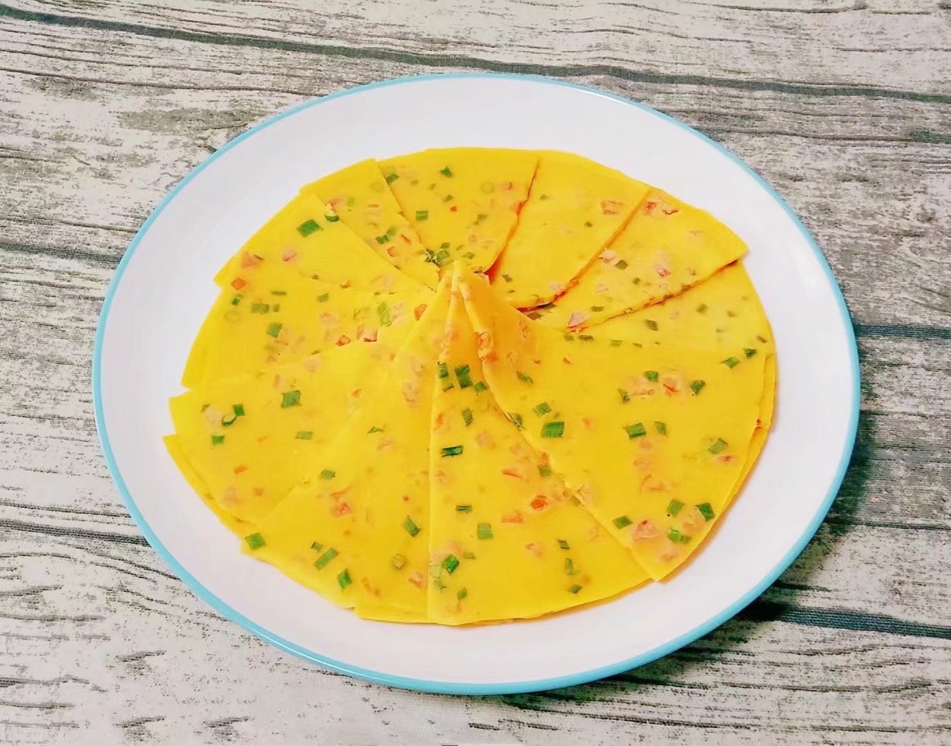 番茄雞蛋餅的做法-家常味煎菜譜