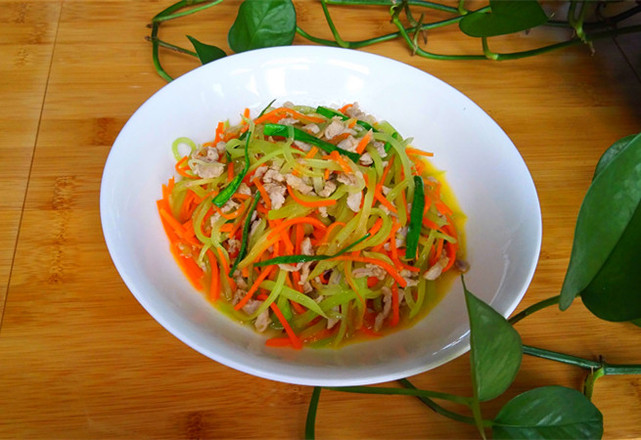 萵筍炒肉絲的做法-咸鮮味炒菜譜