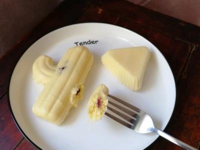 藍莓醬蒸糕的做法-酸甜味蒸菜譜