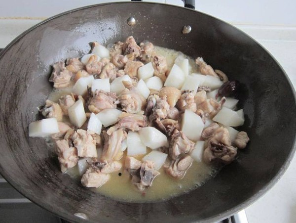 山藥蘆花雞的做法-家常味炒菜譜