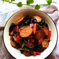 小炒紅腸的做法-家常味炒菜譜