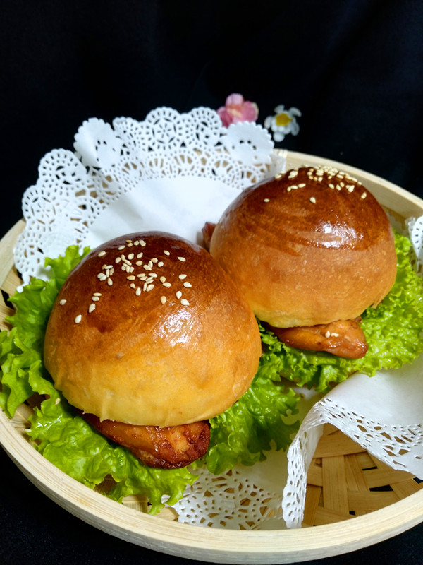 照燒雞肉漢堡的做法-其它口味烤菜譜-易網健康養生網 照燒雞肉漢堡的做法-其它口味烤菜譜