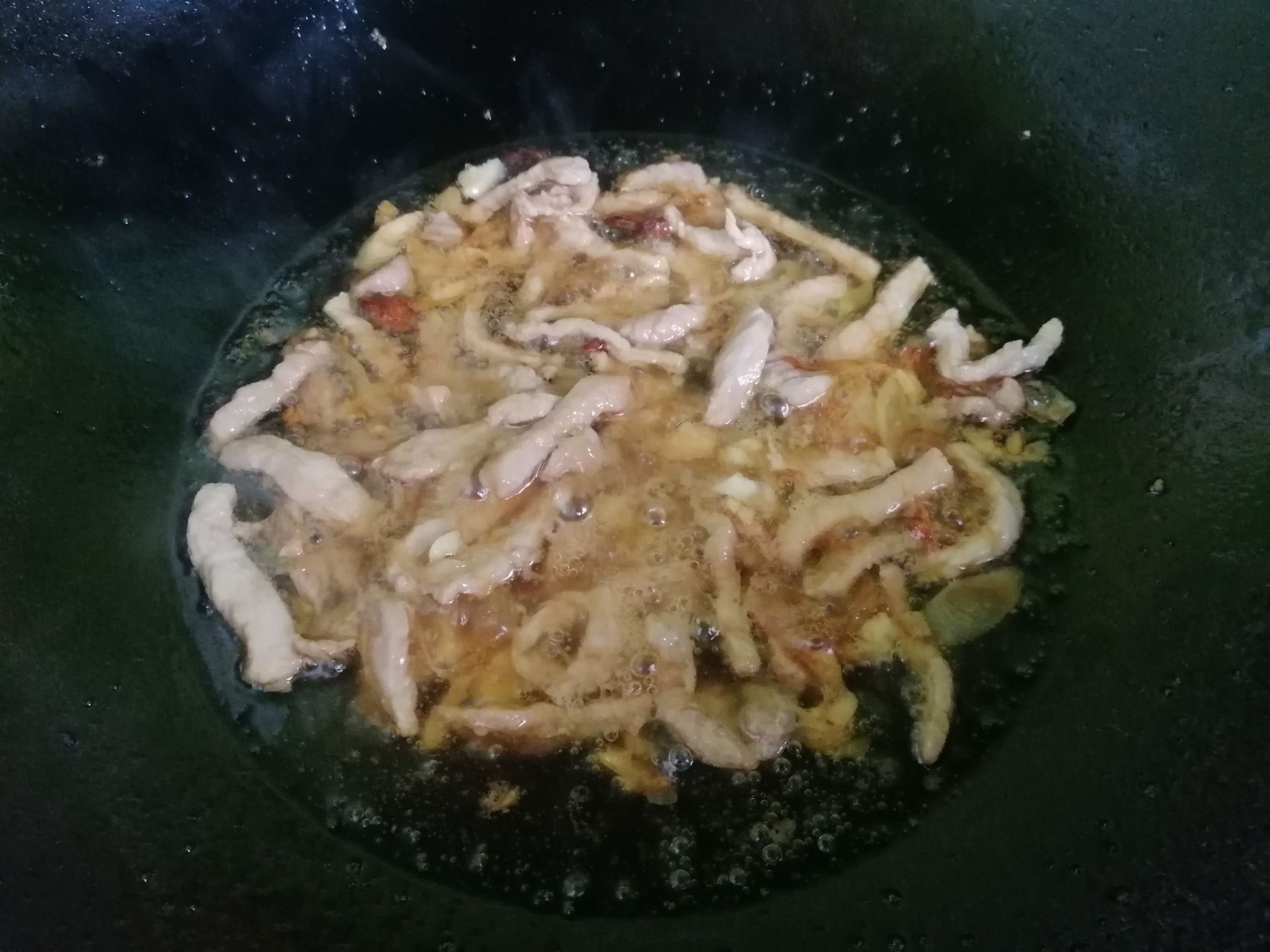 蒜苔炒肉，小朋友來做菜的做法-家常味炒菜譜