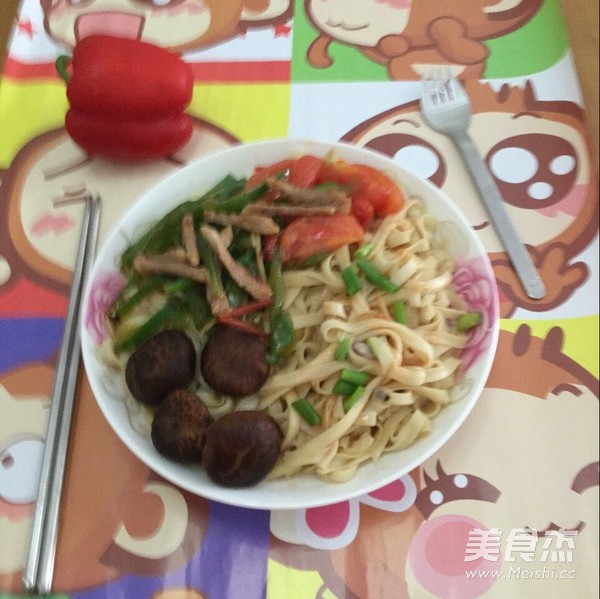 炒干面條的做法-咸鮮味炒菜譜