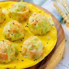 蔬菜抱蛋包 寶寶輔食食譜的做法-家常味烙菜譜