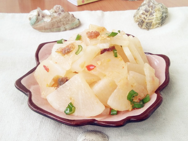 蝦仁花蛤醬拌白蘿卜的做法-咸鮮味拌菜譜-易網(wǎng)健康養(yǎng)生網(wǎng) 蝦仁花蛤醬拌白蘿卜的做法-咸鮮味拌菜譜