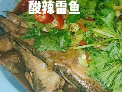 酸辣雷魚的做法-酸辣味燉菜譜