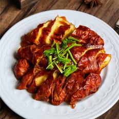 素食鹵大腸的做法-家常味煮菜譜