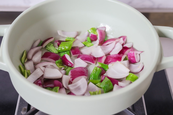 干鍋西藍花杏鮑菇的做法-家常味煮菜譜