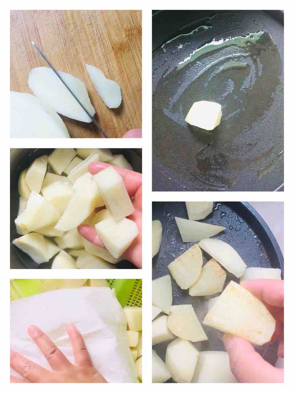 土豆比肉好吃系列土豆排骨的做法-咸鮮味炒菜譜