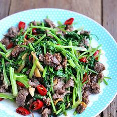 小炒牛肉的做法-香辣味燒菜譜