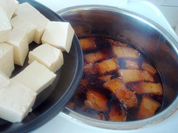 電飯煲豆腐燉肉的做法-咸鮮味燉菜譜