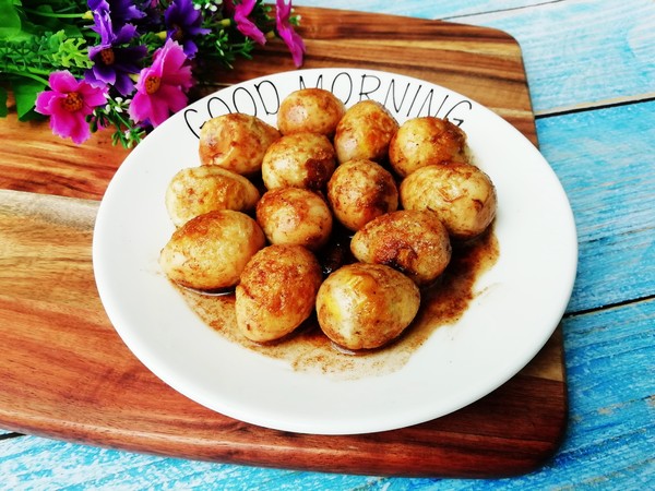 孜然味鵪鶉蛋的做法-咸鮮味炒菜譜