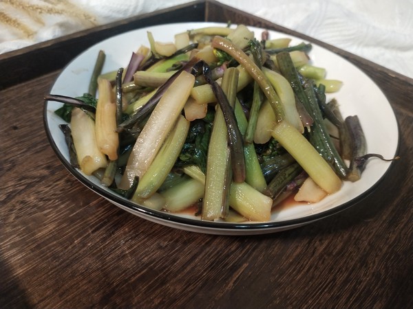 酸辣菜苔的做法-酸辣味炒菜譜