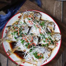 清蒸小鯧魚的做法-家常味蒸菜譜