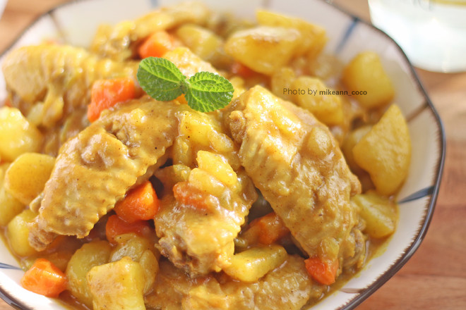 廚房小白也能輕松get的咖喱雞翅的做法-咖喱味炒菜譜