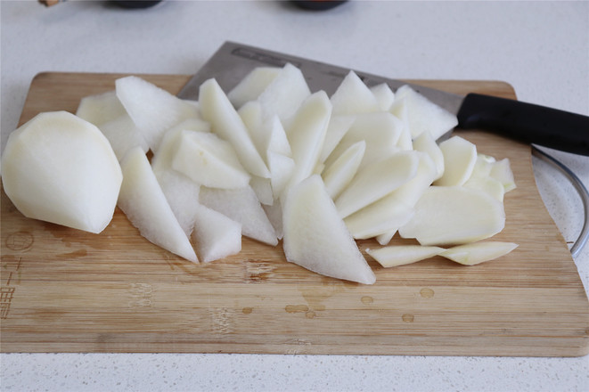 羊蝎子燉蘿卜的做法-家常味燉菜譜