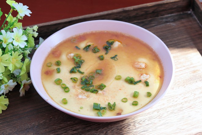 海蠣子蝦仁蒸蛋，鮮味十足超好吃！的做法-咸鮮味蒸菜譜