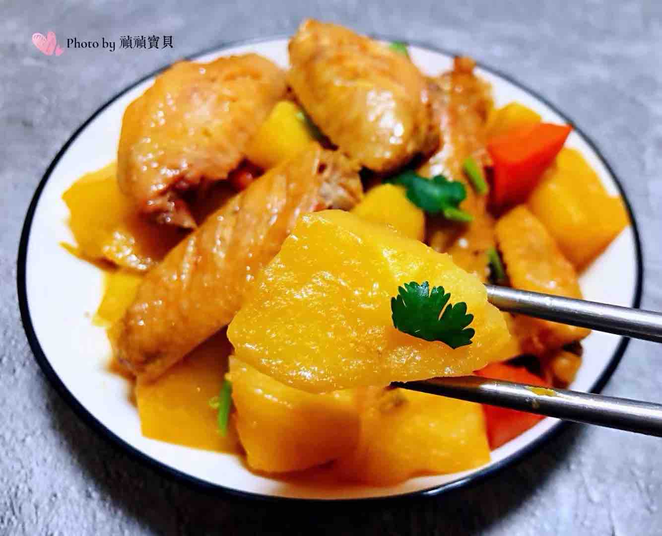 土豆胡蘿卜燉雞翅的做法-咸鮮味燉菜譜