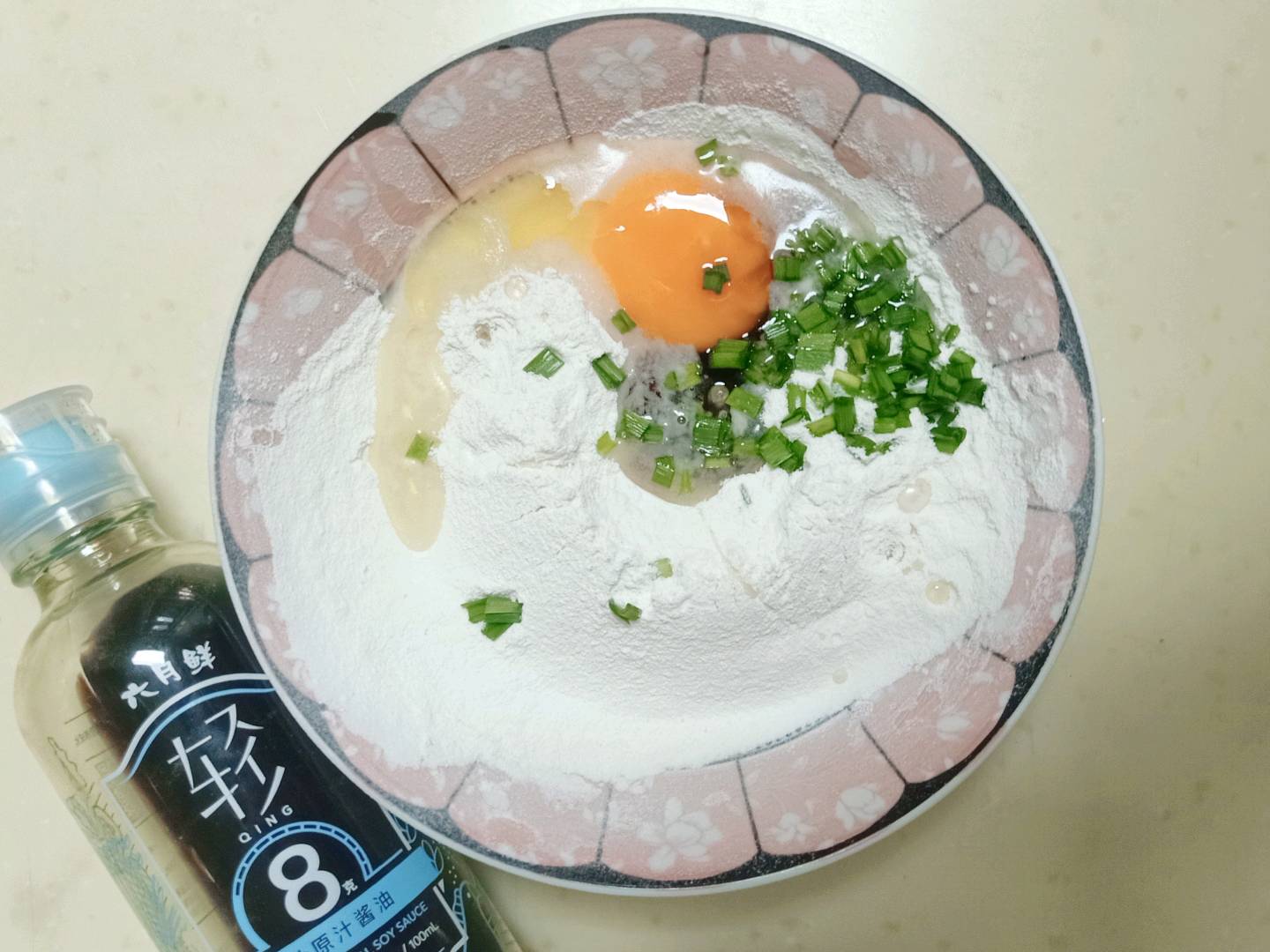 早餐雞蛋餅的做法-咸鮮味煎菜譜