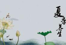 夏季養(yǎng)生要點(diǎn)，你了解嗎？