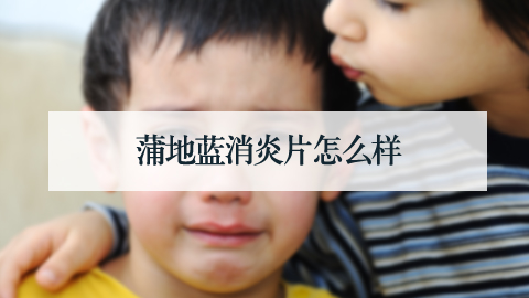 蒲地藍消炎片怎么樣